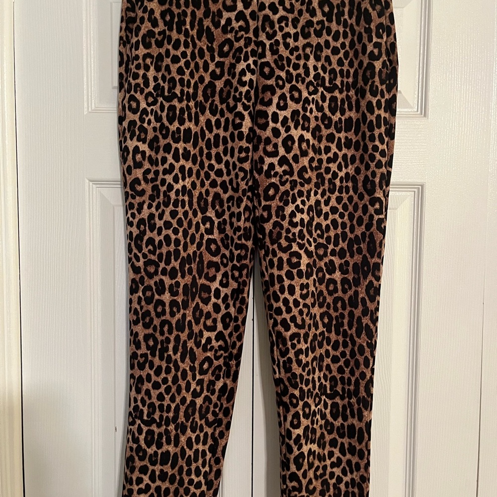 Michael Kors Brown and Black Straight Leg Pants